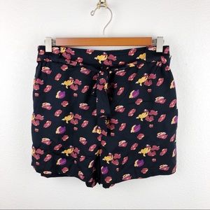 NWT Anthropologie Dolan‎ Brindley Printed Belted Shorts Small